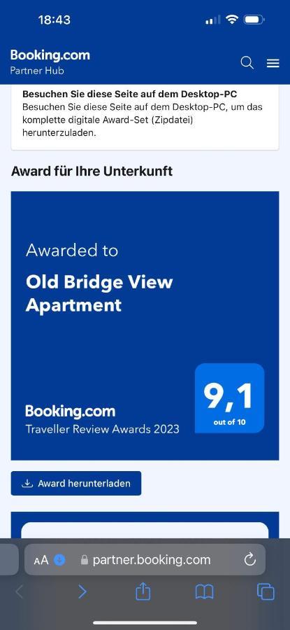 Old Bridge View Apartment ハイデルベルク エクステリア 写真